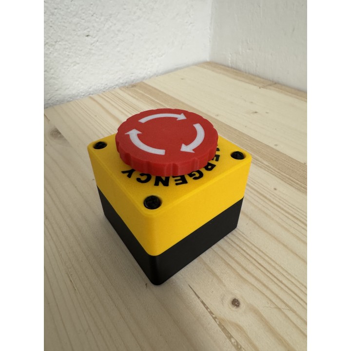 Emergency Stop Button – Pulsante di Emergenza Decorativo 3D