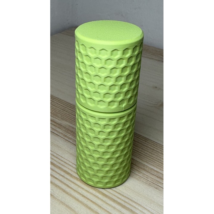 Contenitore da Viaggio per Cotton Fioc – Compatto e Avvitabile