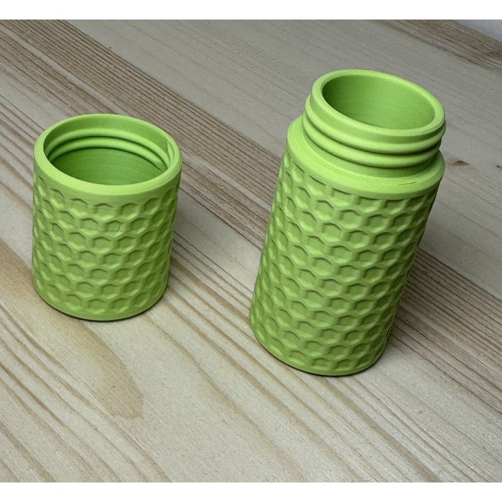 Contenitore da Viaggio per Cotton Fioc – Compatto e Avvitabile